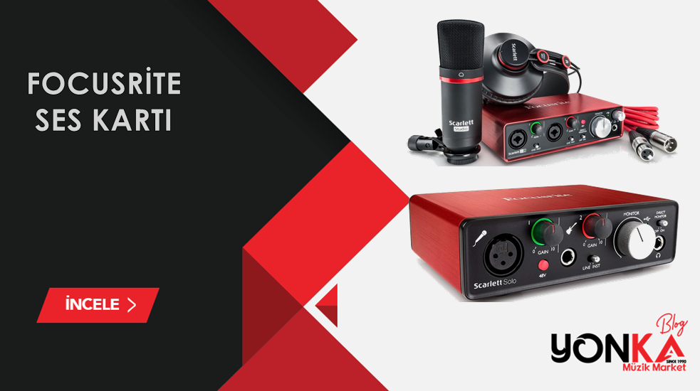 Focusrite | Focusrite Scarlett Solo % 25 İndirim Fırsatı Yonka'da