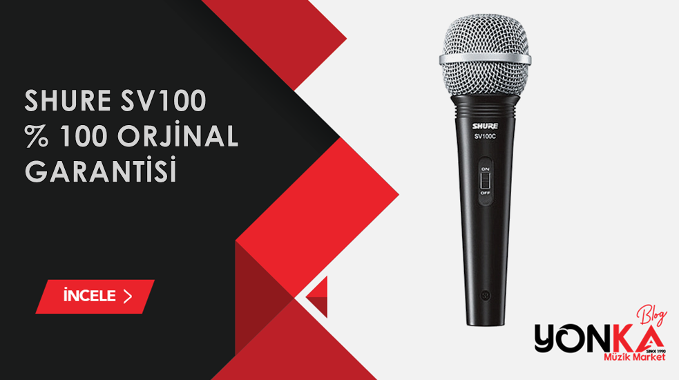 Shure Sv100 Mikrofon %100 Orjinal ve En Ucuz Fiyat Garantisi