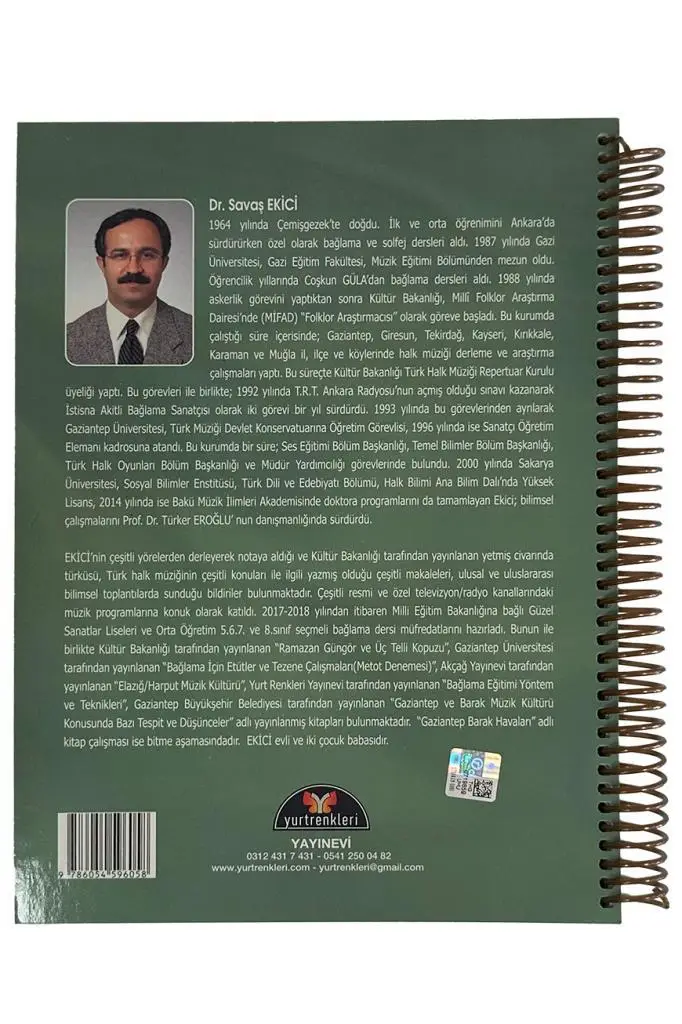 Bağlama Eğitimi Yöntem ve Teknikleri - Dr. Savaş Ekici (7. Baskı)