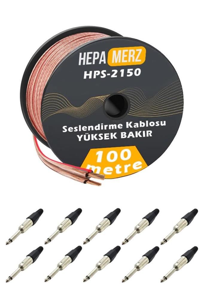 Hepa Merz Connection Paket-11 Hoparlör Kablosu Jak Konnektör Paketi