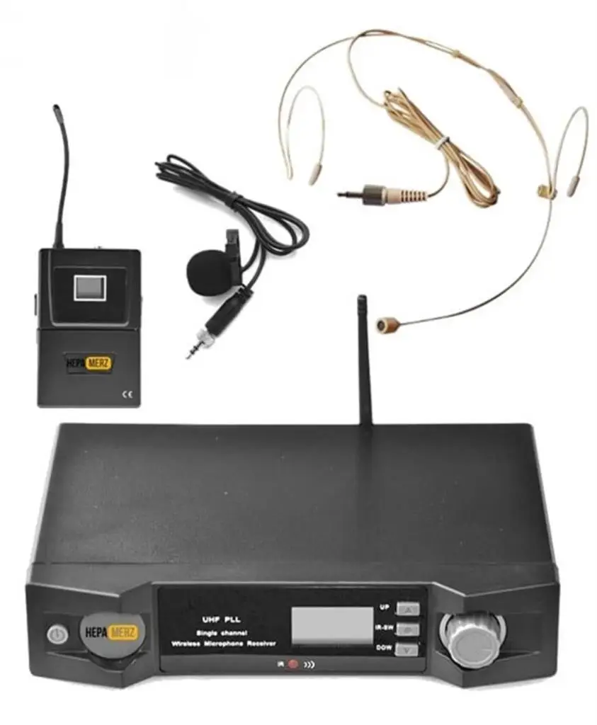 Hepa Merz HM-8001H Dijital UHF Kablosuz Headset Kafa Mikrofonu