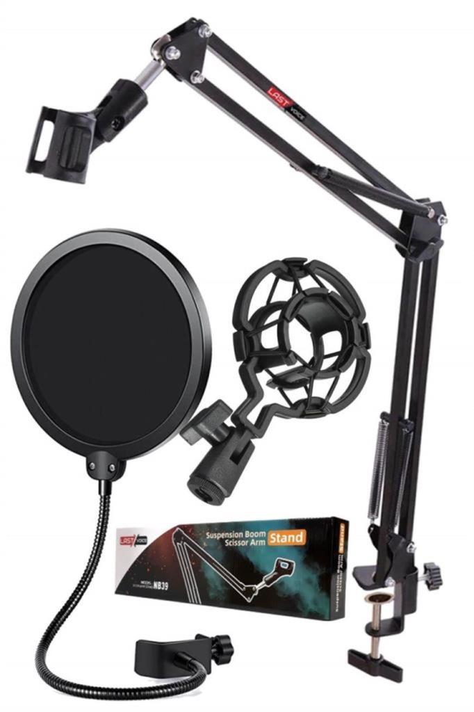 Lastvoice Basic Set-39SHPS Mikrofon Standı Pop Filter ve Shock Mount