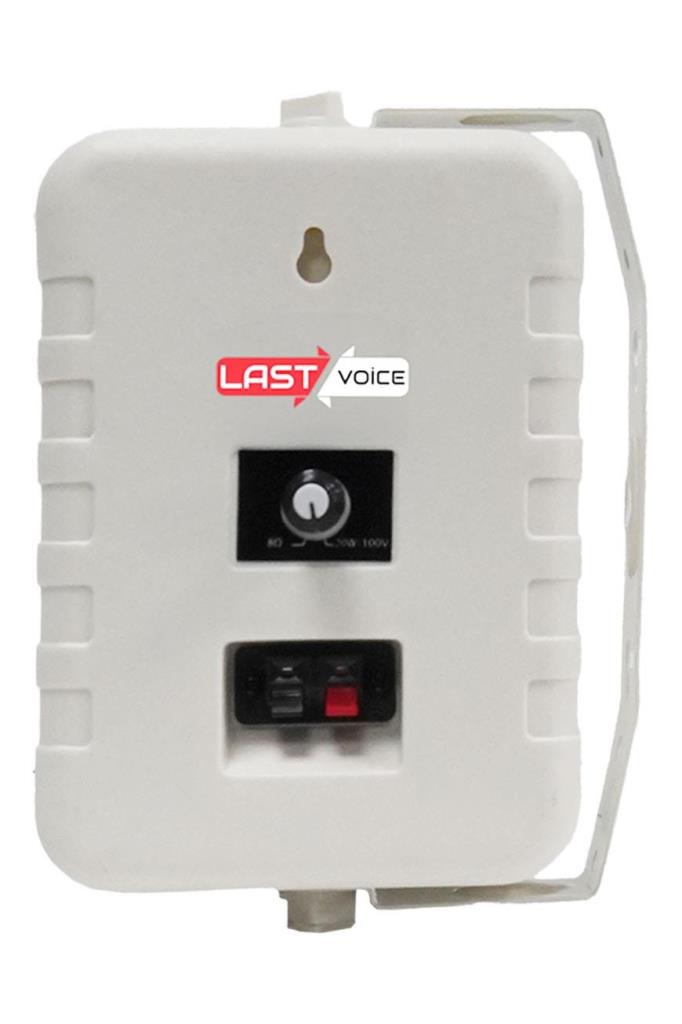 Lastvoice Cami ve Okul İçin Ekonomik Duvar Hoparlörü 120 Watt 4 iNÇ 100V/8 Ohm (St-40TW)