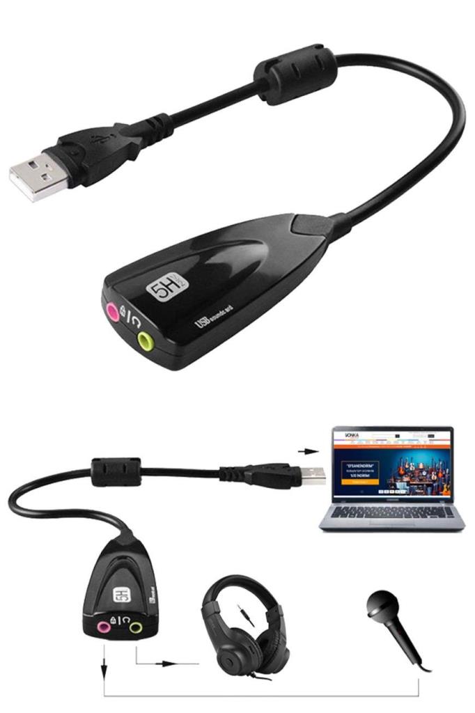 Lastvoice Card-01X Ses Kartı 7.1 Mini Usb 3.5 Girişli (100 ADET TOPTAN PAKET)