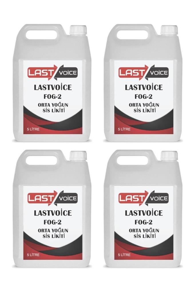 Lastvoice Fog-2-4X Sis Makinesi Likiti Sıvısı 5 Litre Orta Yoğun (4 Adet)