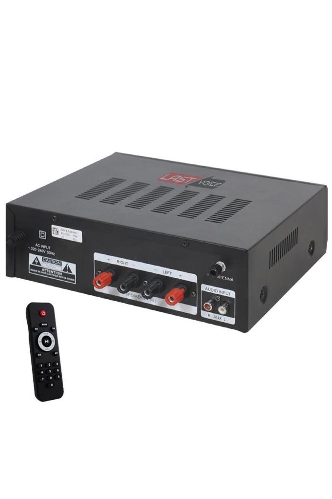 Lastvoice Lv-190 Stereo Mikser Anfi 2x200 Watt Usb Mp3 240V