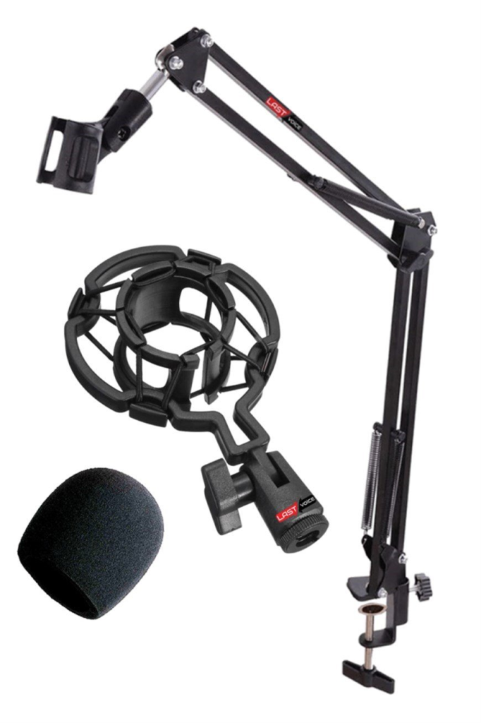 Lastvoice Nb39PSM Mikrofon Standı + Shock Mount + Sünger Seti