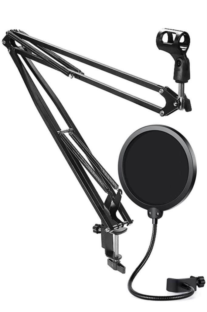 Lastvoice NB40 Pro Mikrofon Standı + PS-01 Pop Filter (50x50 Büyük Boy)