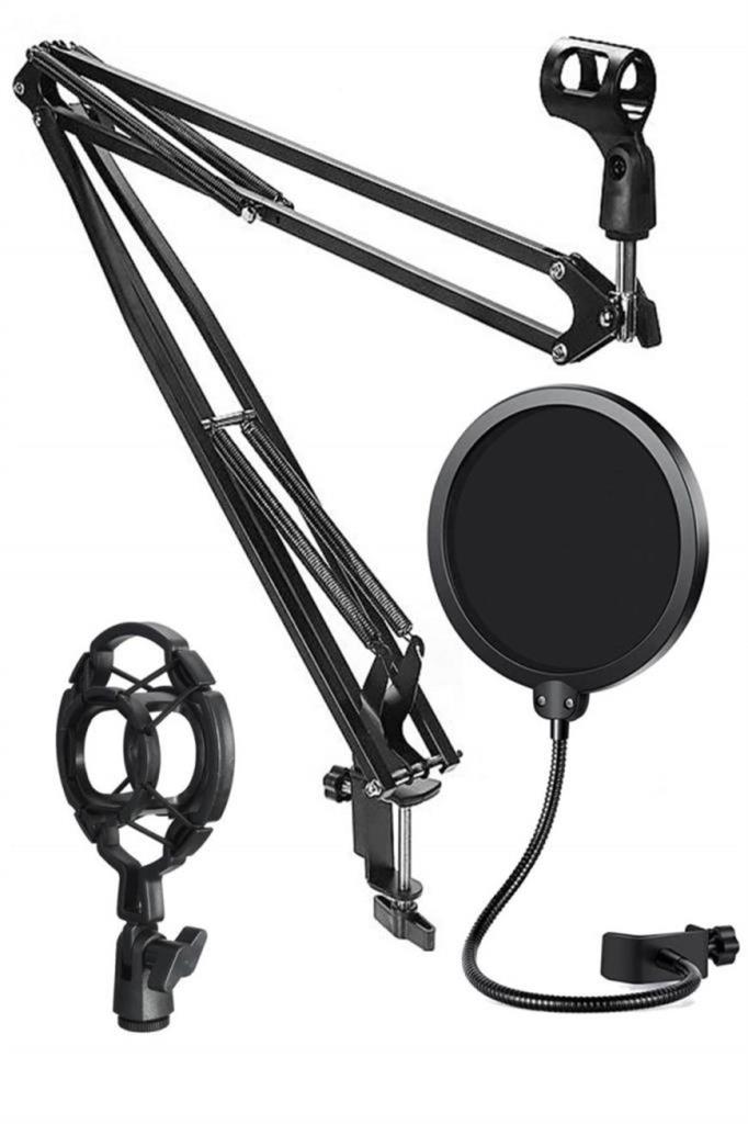 Lastvoice NB40HYP Set Stüdyo Mikrofon İçin Stand Shock Mount Filtre (50x50 Büyük Boy)