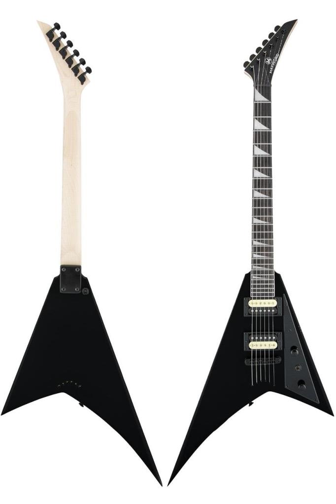 Maxword DG-28BK V Kasa Gül Klavye 2x Zebra Humbucker Manyetik Yüksek kaliteli Elektro Gitar