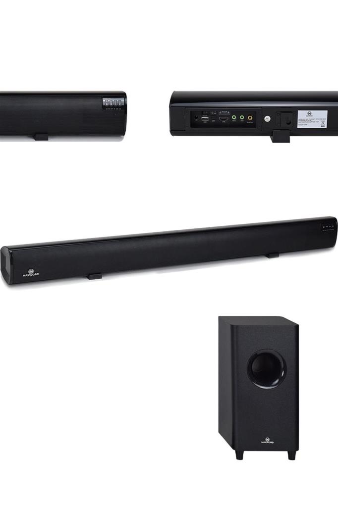 Maxword SLC-170BT 4.2 Kanal Optik Çıkışlı Soundbar TV Ses Sistemi + Subwoofer 170W+130W