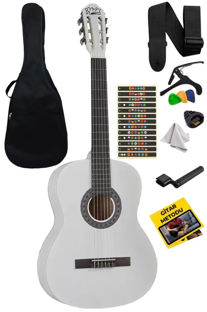 Midex CG-34WH-OUT 34 İnç Junior Çocuk Gitarı (OUTLET)