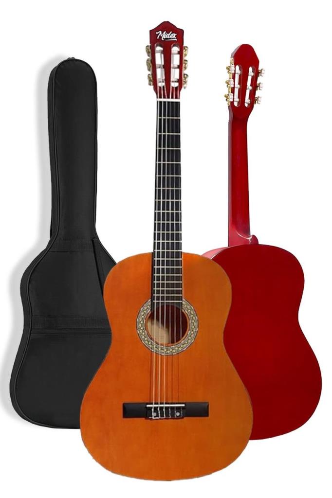 Midex CG-36YL Kaliteli 36 İnç 3/4 Junior Çocuk Gitarı 8-12 Yaş Arası (Çanta Askı Pena Metod)