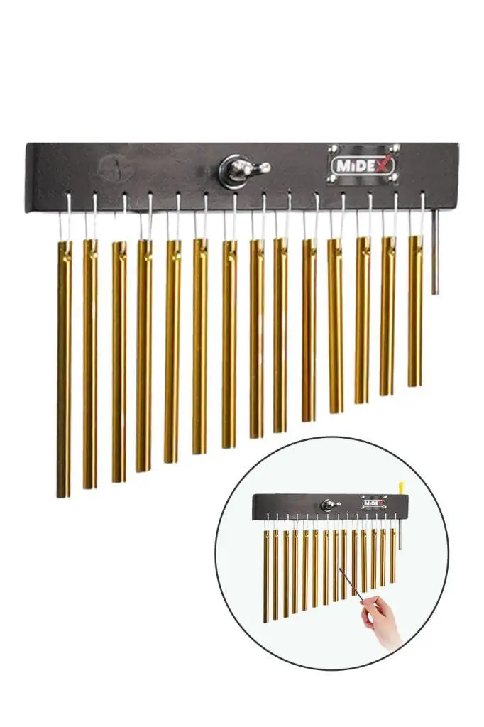 Midex Ch-14 Bar Chimes 14-Bar Çan Perküsyon Aleti (14 Ton)