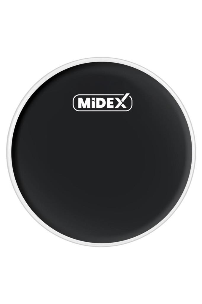 Midex DR-12BK Siyah Renk 12 İnç Alto Bateri Davul Derisi Drumhead 12'' inch (30.48 cm)