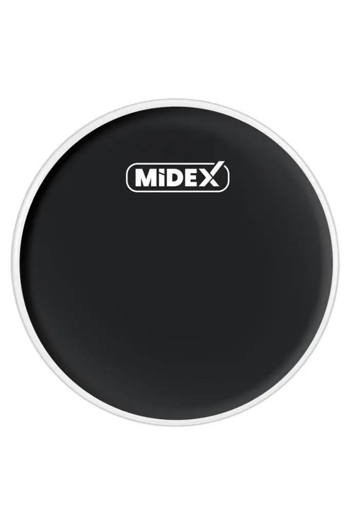 Midex DR-12BK Siyah Renk 12 İnç Alto Bateri Davul Derisi Drumhead 12'' inch (30.48 cm)