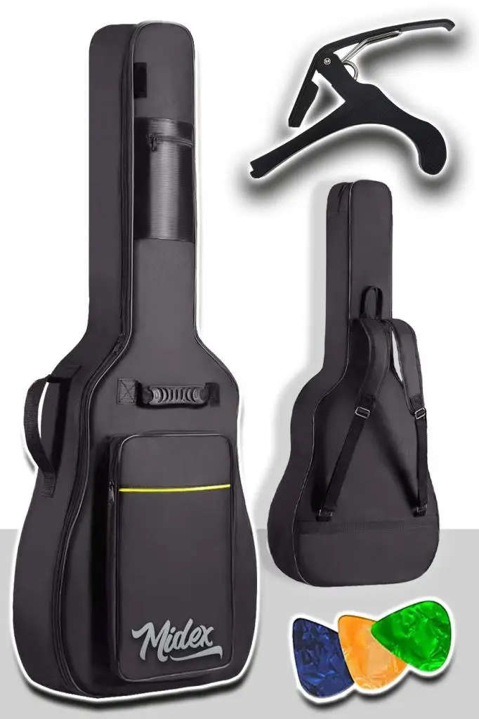 Midex ELC-39 Case Elektro Gitar Çantası Gigbag Kalın (Capo Hediye)