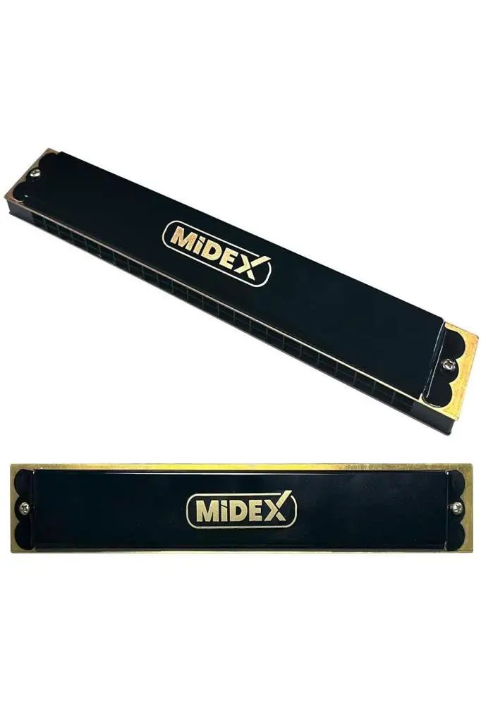 Midex HN-24BK Siyah 24 Delikli Mızıka Do (c)