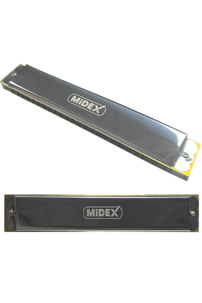 Midex HN-24SL Silver 24 Delikli Mızıka