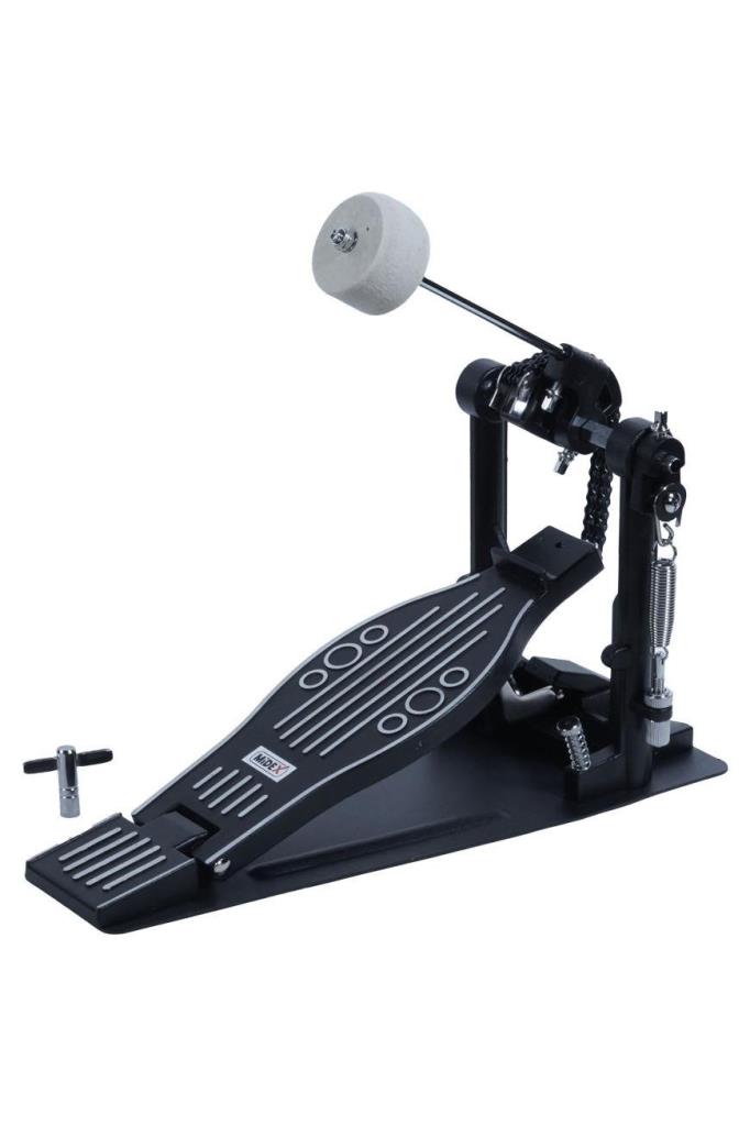 Midex PD-10 Bateri Davul Single Kick Pedalı Çift Zincirli Ayarlanabilir Stabilizatör