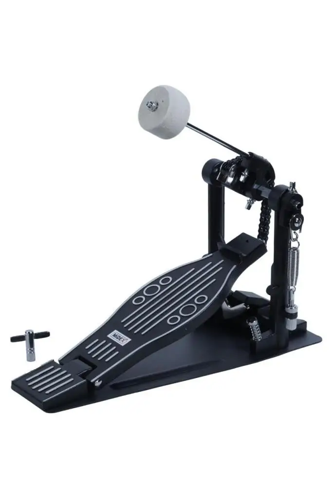 Midex PD-10 Bateri Davul Single Kick Pedalı Çift Zincirli Ayarlanabilir Stabilizatör