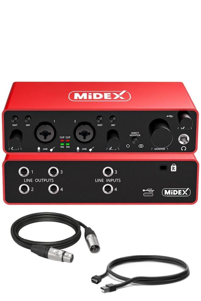 Midex Performans Paket-2 Stüdyo Ekipmanları Kayıt Seti