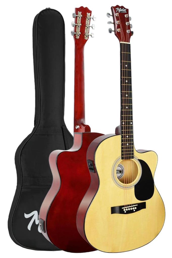 Midex RG-560NT Pack Natural Elektro Akustik Gitar Full Set Ekolayzerli 40 İnç 4/4 Yetişkin