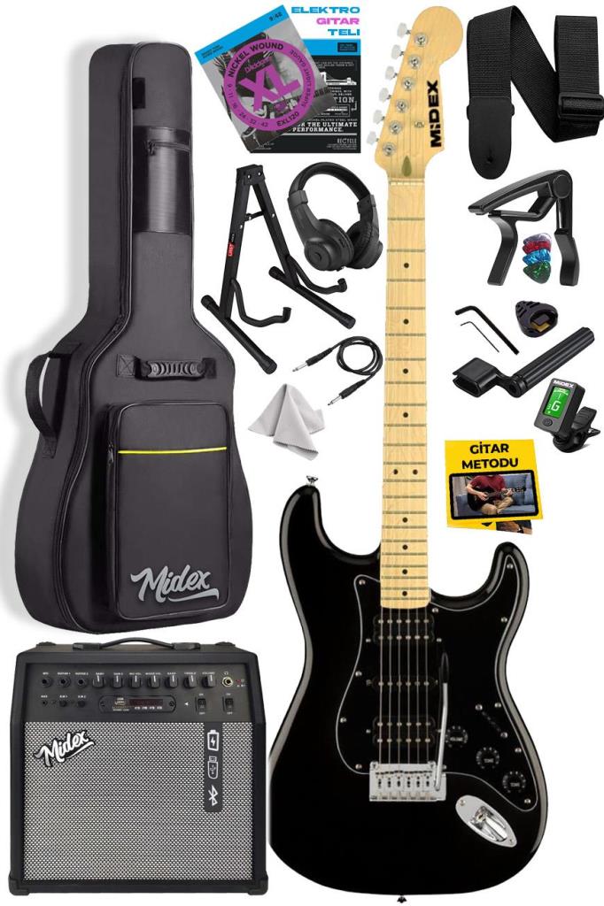 https://www.yonkamuzikmarket.com/midex-rph-40bk-50amp-full-black-50w-sarjli-bt-amfili-elektro-gitar-seti-hsh-manyetik-maple-klavye