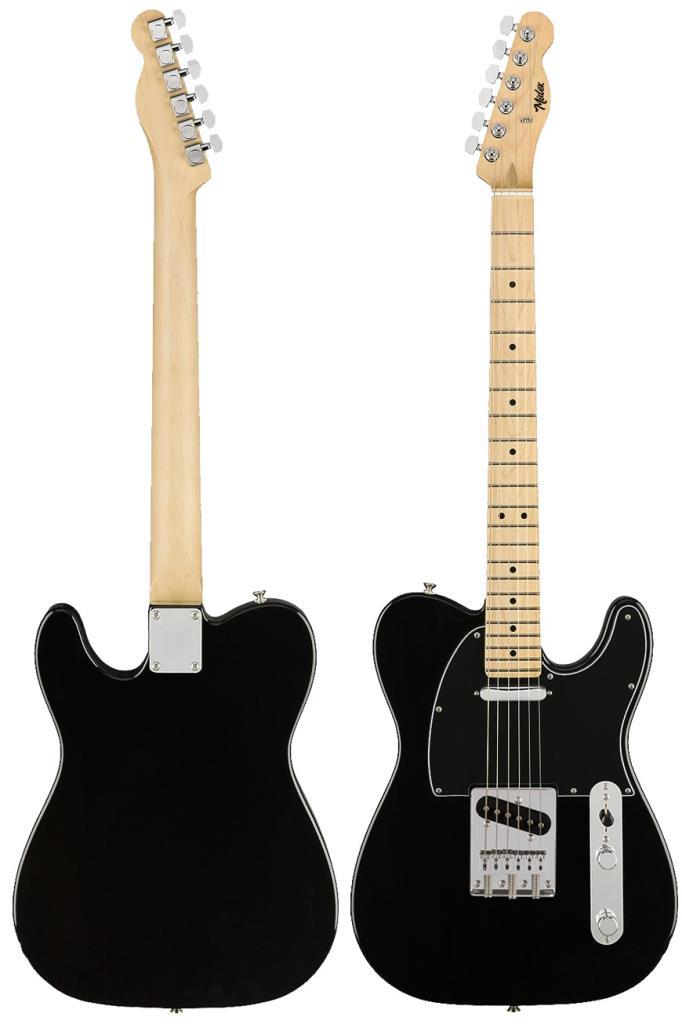 Midex TLX-50BK-30AMP Tele Kasa Maple Klavye 2 Single-Coil 30W Amfili Elektro Gitar