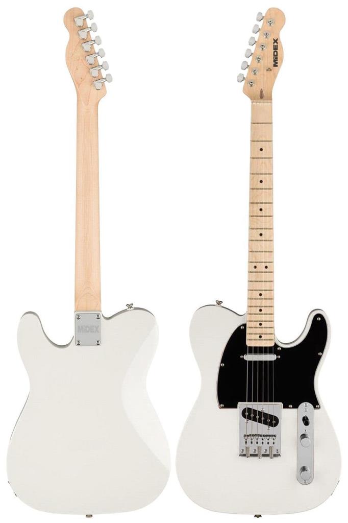 Midex TLX-50CR Tele Kasa Maple Klavye 2 Single-Coil Manyetik Elektro Gitar