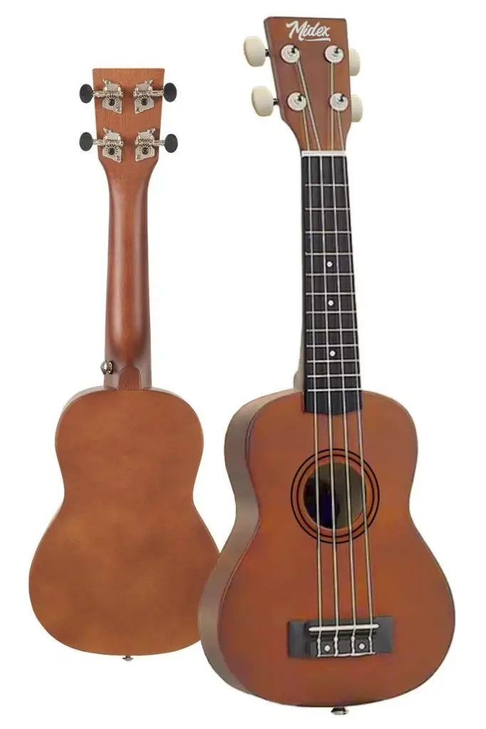 Midex UKX-233M Kahverengi Concert Ukulele (Askı Çanta Metod Pena)