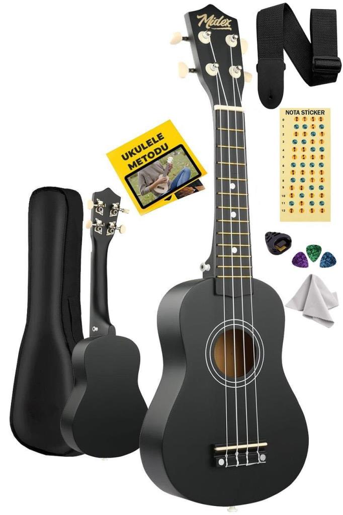 https://www.yonkamuzikmarket.com/midex-ukx-901bk-siyah-soprano-ukulele-aski-canta-metod-pena