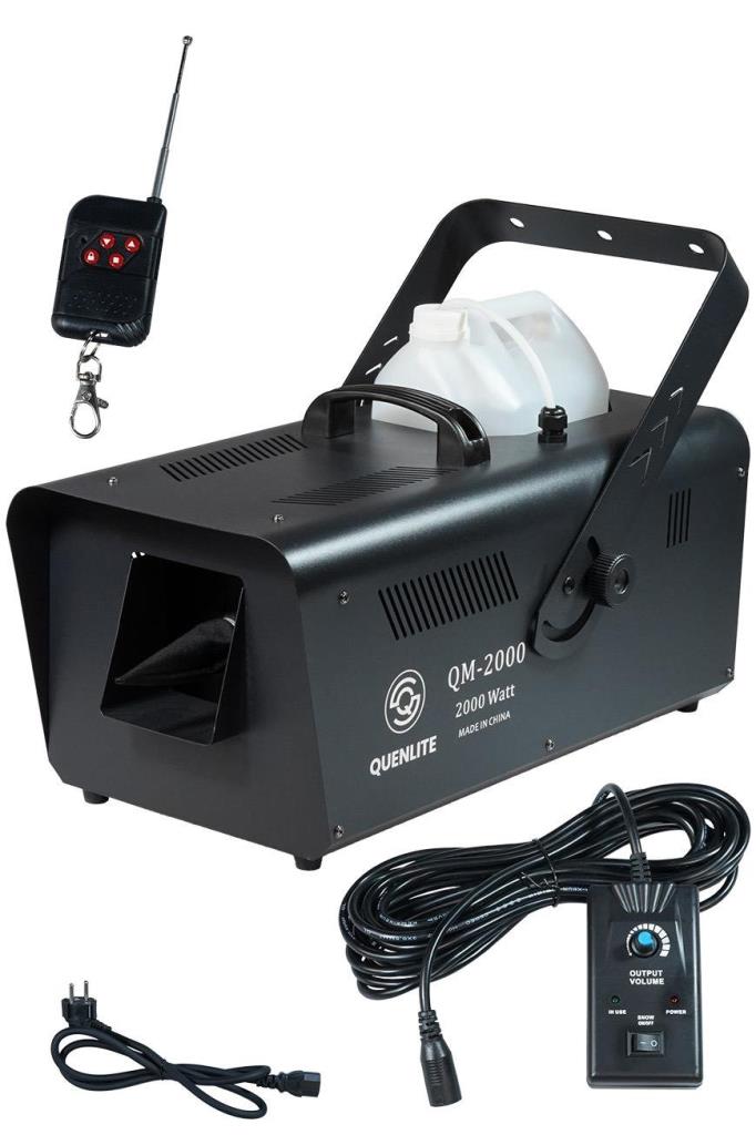 Quenlite QM-2000 DMX512 Kar Makinası 2000 Watt Uzaktan Kumandalı