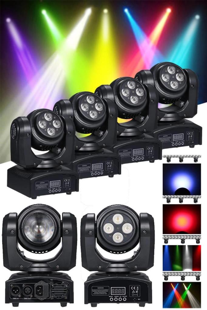 Quenlite Wash-207 DMX 512 Moving Head Hareketli Robot Sahne Işık Sistemi 70W RGBW