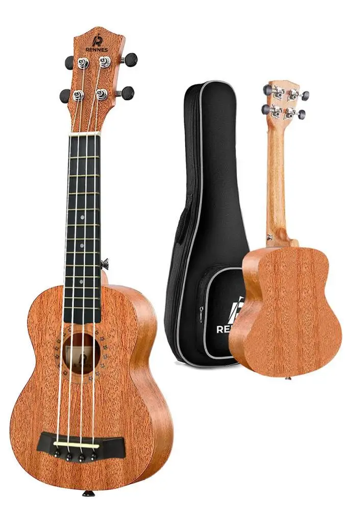 Rennes RD-21 Soprano Ukulele (Çanta Capo Askı Metod Pena)