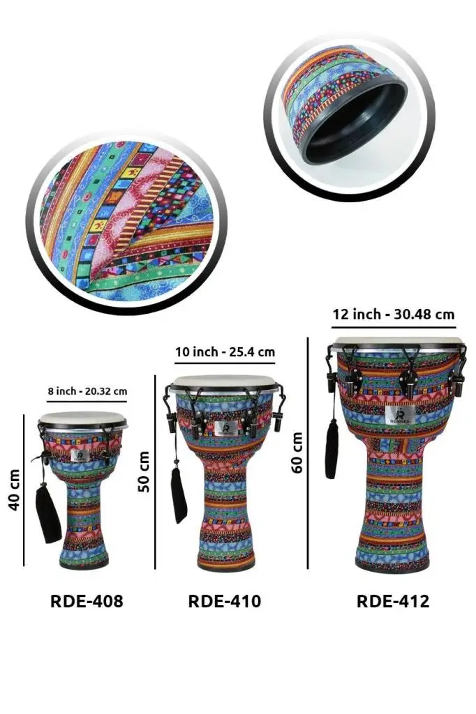 Rennes RDE-412 Afrika Çalgısı 12`` (İnch) Djembe