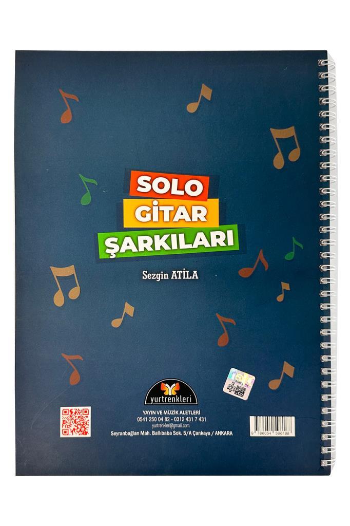 Solo Gitar Şarkıları Müzik Kitabı - Sezgin Atila (60 Şarkı)